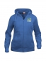 Preview: Damen Basic Hoodyjacke inkl.  Logo